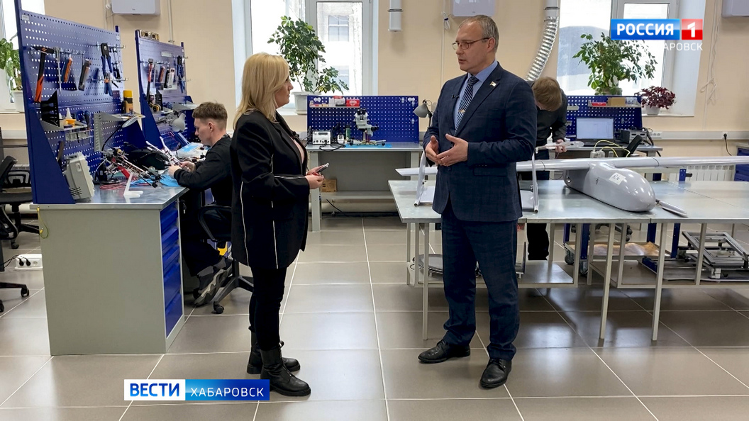 Большое утро. Искусство производства беспилотников осваивают студенты Хабаровска