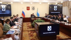 Реализацию совместных проектов с Газпромбанком обсудили в правительстве Хабаровского края