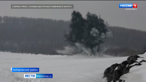 Инженеры Восточного военного округа провели тренировку на Амуре в преддверии возможного паводка