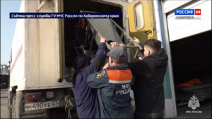 Смотрите в 21:10. Мониторинг на реке Хор начали специалисты краевого МЧС
