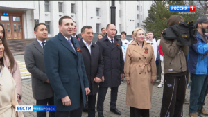 Более полутора тысяч человек приняли участие в акциях ко Дню Победы в Хабаровске