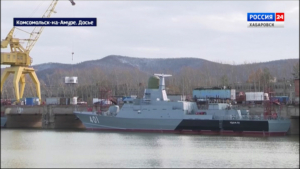 Малый ракетный корабль «Ржев», построенный корабелами Комсомольска, принял на борт экипаж