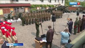 В Хабаровске прошла торжественная церемония отправки призывников в войска