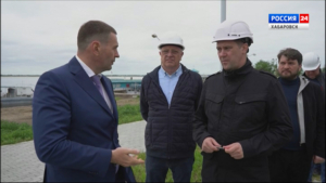 Смотрите в 21:10. Самые проблемные объекты Хабаровска проинспектировал губернатор Дмитрий Демешин