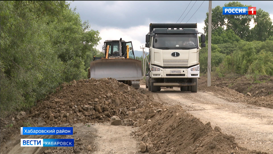 Дорогу в районе туристических объектов села Краснореченского восстановят до конца лета