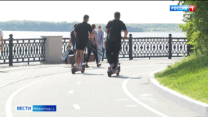 Очередная авария с электросамокатом произошла на хабаровской набережной