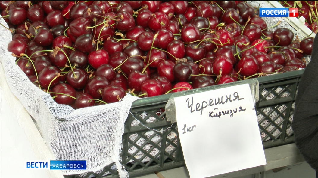 «Золотое» лакомство: в Хабаровске в самом разгаре – сезон продажи клубники и черешни