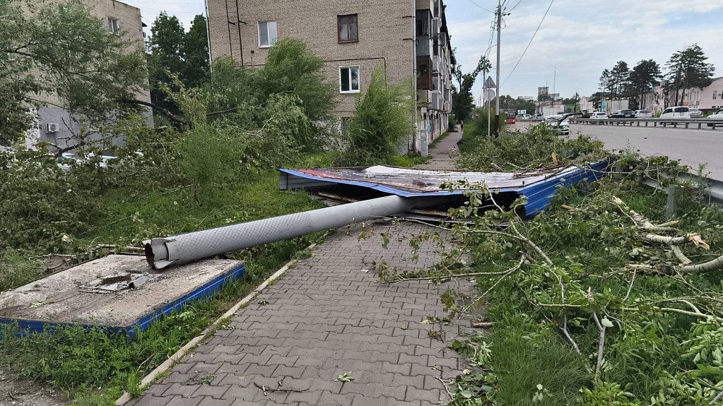 В Хабаровске создан штаб для координации работ по ликвидации последствий стихии