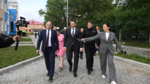 Срок открытия нового детского сада в Комсомольске-на-Амуре поручил ускорить Дмитрий Демешин