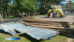 Подарок ко Дню рождения края: в Хабаровске началась реконструкция игровой площадки в парке «Динамо»