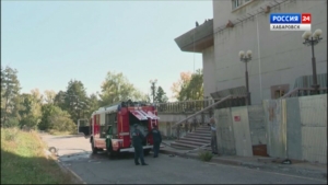Дым над Краевым музыкальным театром сегодня вновь увидели жители Хабаровска