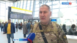 Смотрите в 21:10. Именной отряд БАРС-8 закончил свою службу в зоне спецоперации и вернулся домой