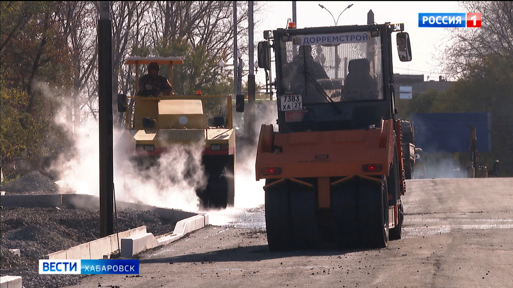 «Работайте 25 часов в сутки»: мэр Хабаровска проверил реконструкцию городских дорог по нацпроекту