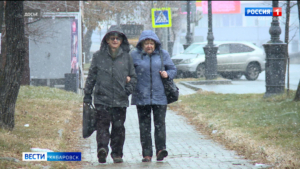 На территории центральных и южных районов края в выходные ожидаются дождь и мокрый снег
