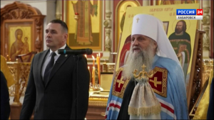 Дмитрий Демешин принял участие в литургии приуроченной ко дню основания Хабаровского края