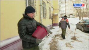 Комиссия мэрии Хабаровска проехала с проверкой по неочищенным дворам