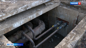 Крупная авария на теплотрассе произошла в Хабаровске в районе улицы Совхозной