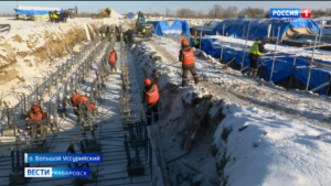 Возведение насыпи под международный пункт пропуска на Большом Уссурийском завершат до конца декабря