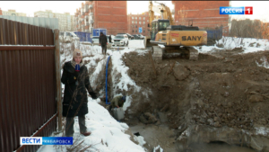 «Долго ждали, наконец-то!»: на улице Крещенской начали подготовительный этап ремонта коллектора
