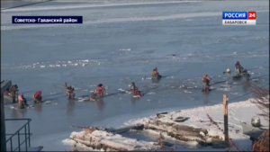 ГИМС предупреждает: уровень Амура подо льдом поднимается, это небезопасно