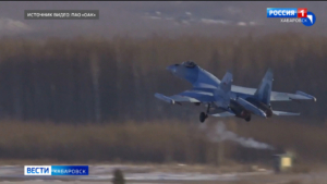 Комсомольские авиастроители передали Минобороны России новые самолёты Су-35С