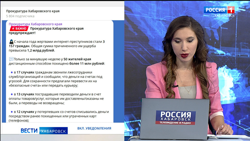 3 157 жителей Хабаровского края стали жертвами интернет-преступников в 2025 году
