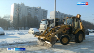 Коммунальные службы круглосуточно следят за порядком в городе на новогодние праздники