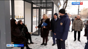 Обустройство павильонов на гостевом маршруте Хабаровска проверил губернатор Хабаровского края