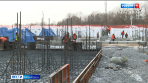 Сразу три детских сада одновременно начали возводить в Хабаровске