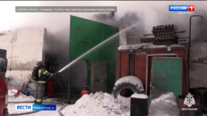 Более 5 часов понадобилось пожарным, чтобы потушить пожар на улице Шкотова