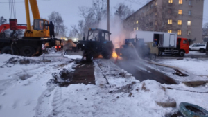 Коммунальные службы и органы власти Хабаровска работают над ликвидацией крупной аварии