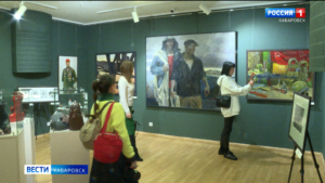 Мозаика любви и соучастия: созданные женщинами картины героев представили в Музее истории Хабаровска