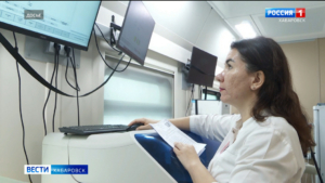 Передвижной медцентр «Святой Пантелеймон» посетил жителей станции Дормидонтовка Вяземского района