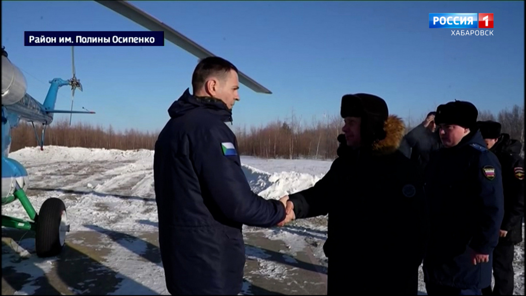 Губернатор прибыл с рабочей поездкой в район имени Полины Осипенко