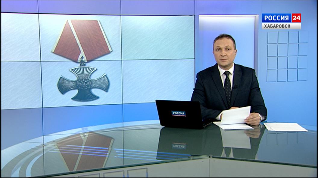 Военнослужащий мотострелкового соединения ВВО Михаил Захаров удостоен ордена Мужества