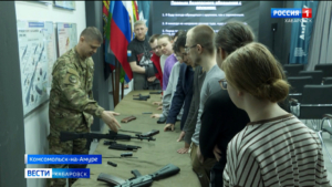 Военно-полевые сборы для будущих учителей прошли в Комсомольском педуниверситете