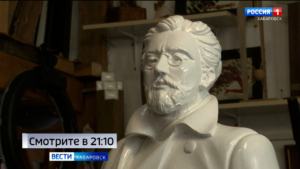 Смотрите в 21:10. Памятник Антону Павловичу Чехову установят в сквере на улице Калинина