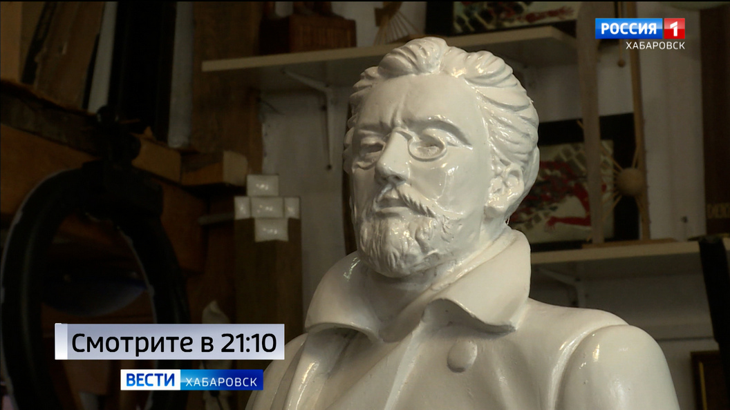 Смотрите в 21:10. Памятник Антону Павловичу Чехову установят в сквере на улице Калинина