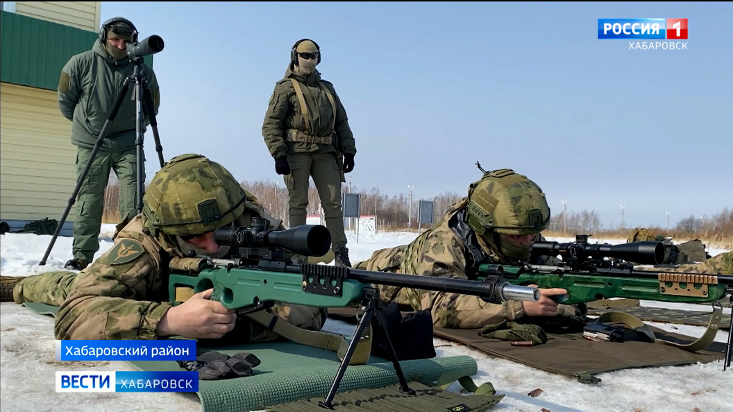 «Снайпер должен быть спокойным и умным»: точную стрельбу отработали в Восточном округе Росгвардии