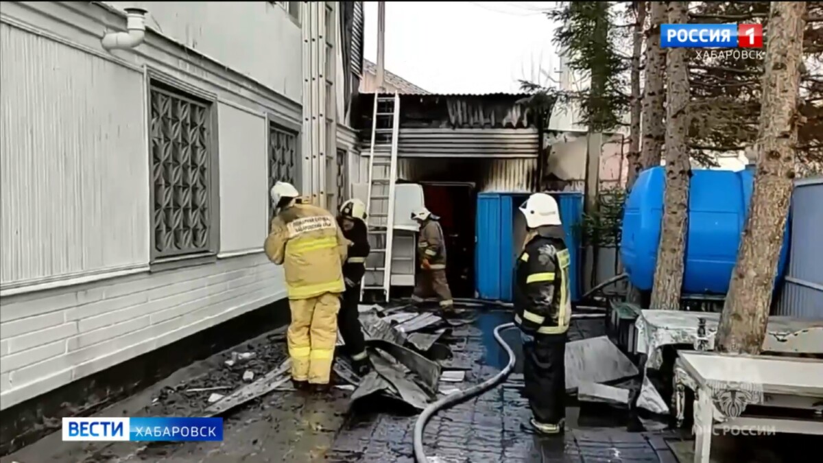 Пожарные потушили серьёзное возгорание в селе Сосновка Хабаровского района