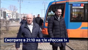 Смотрите в 21:10. Дмитрий Демешин дал на бульварах старт программе благоустройства Хабаровска