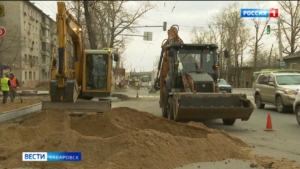Сразу три объекта дорожной сети обновляют в Хабаровске по нацпроекту «Инфраструктура для жизни»