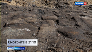 Смотрите в 21:10. Сенсационную находку обнаружили в Хабаровске при ремонте улицы Серышева