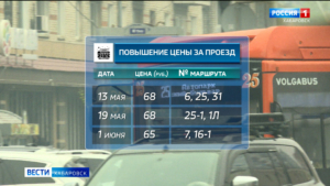На нескольких автобусных маршрутах в Хабаровске проезд подорожает до 68 рублей