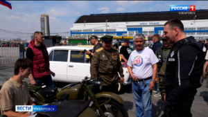 «Наш край – центр мото-движения»: байкерский сезон в Хабаровске открыли под песни Победы