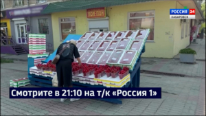 Смотрите в 21:10. Клубникой в Хабаровске торгуют даже на обочинах дорог