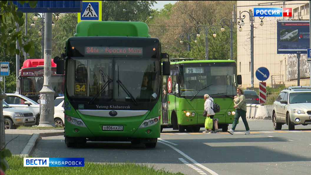Автобусы маршрутов №34 и №29 снова вышли на улицы Хабаровска