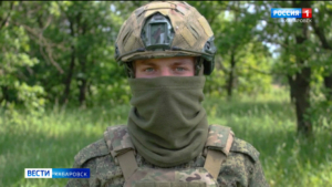 Рядовой из Хабаровского края награждён медалью Жукова и квалификационным знаком «За штурм»