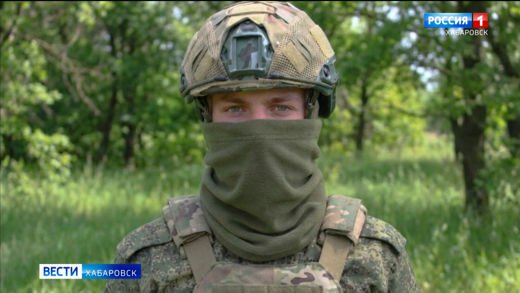 Рядовой из Хабаровского края награждён медалью Жукова и квалификационным знаком «За штурм»