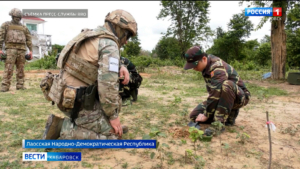 Военнослужащие ВВО занялись учебой спецподразделений Народной армии Лаоса